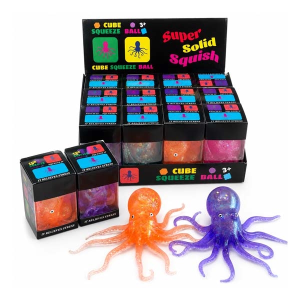 SQUISHY OCTOPUS cm In box In display da pz…x…x